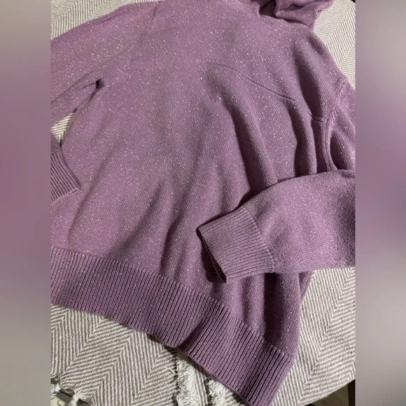 Lane Bryant Lavender Hooded Cardigan - Picture 3 of 10